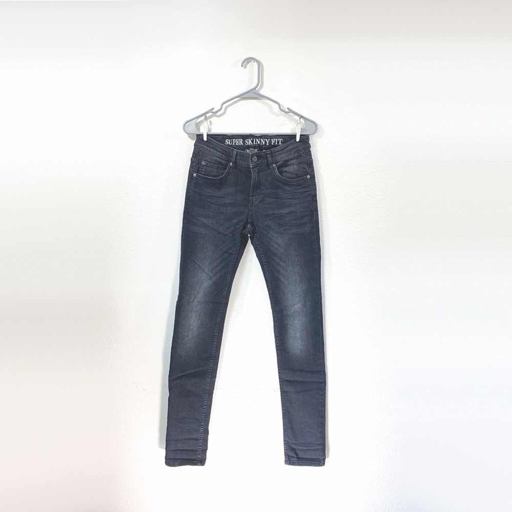 H&M Divided Grey/Black Super Skinny Denim Size 30